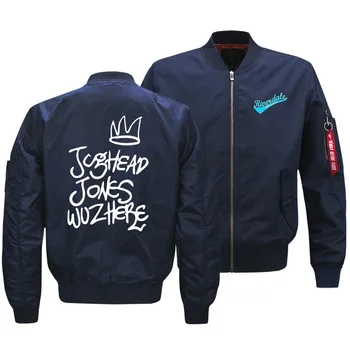 

New Fashion South Side Serpents Jacket Bomber Coat Hip Hop Autumn Winter Jackets Men Fashion Riverdale Jacket Flight Thicken