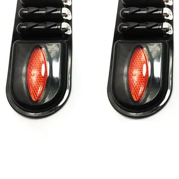 

4Pcs Car Bumper Protectors Car Bumper Protector Guard Trim Black Reliable