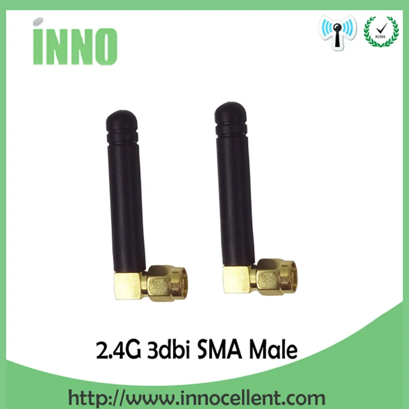 20pcs 2,4 Ghz антенна wifi SMA разъем 2~ 3dbi 2,4 ghz wifi антенна wi fi антенна небольшого размера Водонепроницаемые антенны