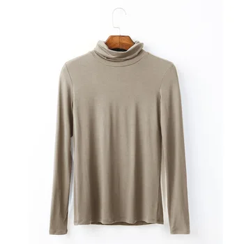 

Women's spring and autumn new long sleeve sweater bottoming shirt 2019 gray