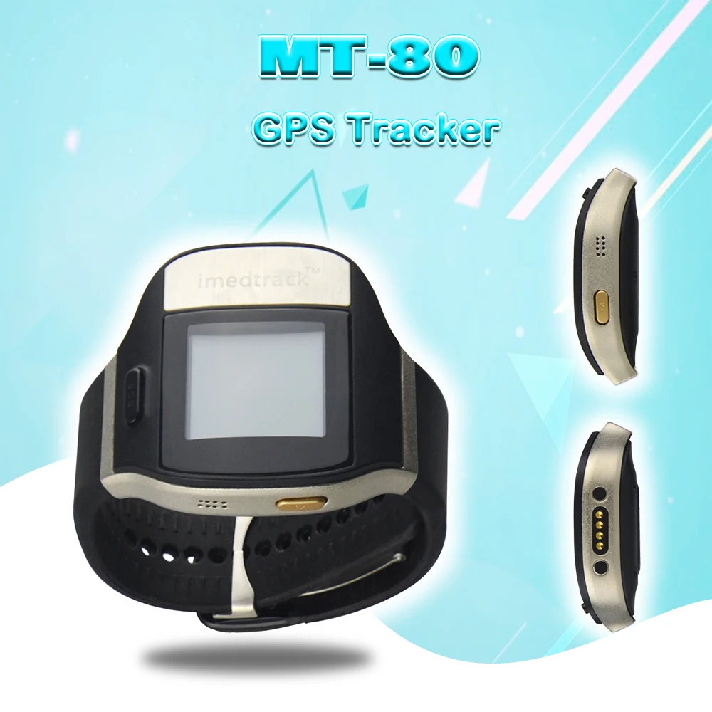 

Personal GPS Locator MT-80 heart rate GPS smart watch tracker waterproof Two Way Calling With Voice Monitor with Belt Off Alarm