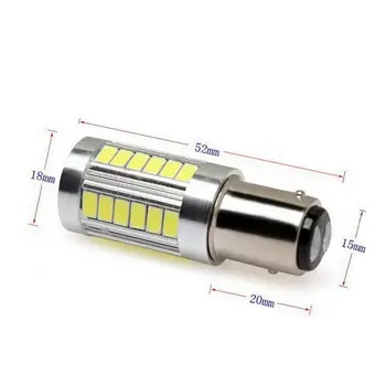

Turn Signal Bulb Light 6pcs 12V Tail Canbus White 6000K Accessories BAY15D