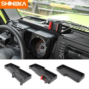 Image 1 - SHINEKA Car Dashboard Storage Box Phone Tablet Holder Organizer Tray for Suzuki Jimny 2019 2020 Stowing Tidying Accessories