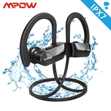 Mpow ipx7 водонепроницаемые D7 2-я версия 10-12H время воспроизведения Bluetooth беспроводные 4,1 наушники спортивные наушники для iPhone Xs Xr Xiaomi