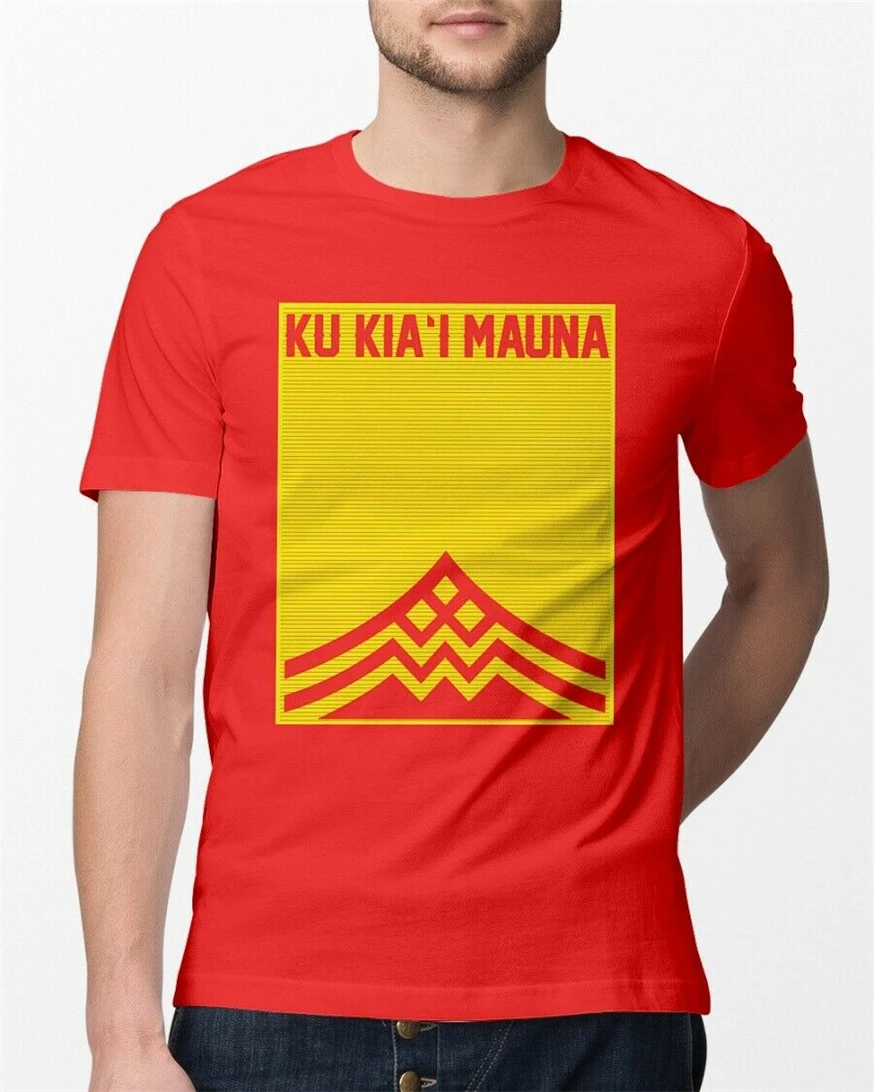 

Ku Kiai Mauna Shirt Red T-Shirt Cool Tops Tee Shirt