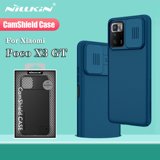 Xiaomi Poco X3 Pro Case Nillkin Camshield Slide Camera Protection Case For Xiaomi Poco X3 NFC X3 GT Lens Back Cover