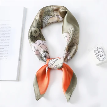 

Hangzhou China Zijde Bloemen Patroon Sjaal Vrouwen Lente Zomer Nieuwe Vierkante Sjaal Hoge Kwaliteit Foulard Bandana Halsdoek