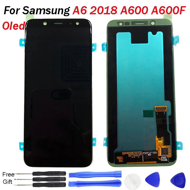 Super OLED For Samsung A6 2018 A600F A600G SM-A600FN LCD Display Touch Screen Digitizer Assembly A600 Display Pantalla
Super OLED For Samsung A6 2018 A600F A600G SM-A600FN LCD Display Touch Screen Digitizer Assembly A600 Display Pantalla
