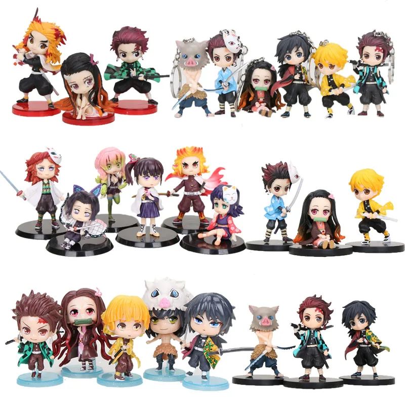 Q Posket фигурка демона убийца Kimetsu No Yaiba Tanjirou Kamado Nezuko Agatsuma Tomioka Giyuu Hashibira Inosuke модель