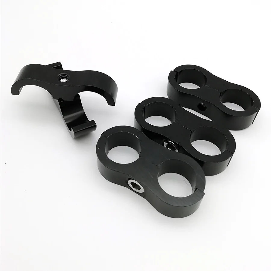 

4pcs AN -10 AN10 19MM Hose Separator Clamp, Tidying Up Fuel, Oil, Coolant Lines