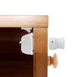 Locket magnétique de protection pour enfants,accessoire de sécurité pour bébés, serrure de tiroir armoire et porte, 