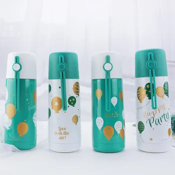 

350ml/500ml Fashion 304 Stainless Steel Vacuum Flasks with Rope Insulation and Cooling Outdoor Eco-Friendly Portable Thermos Cup