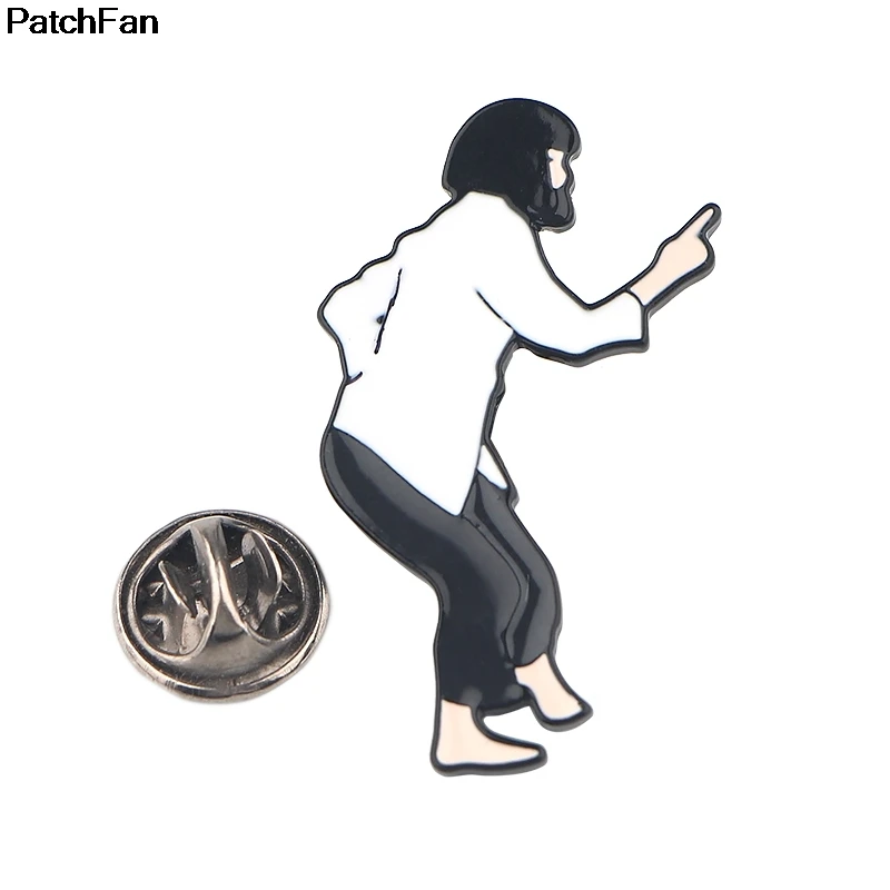 20 шт./лот A2692 Patchfan Pulp fiction Забавный Шарм милый мультфильм булавки дети Мужчины Леди Броши Одежда Аксессуары Ювелирные изделия значки