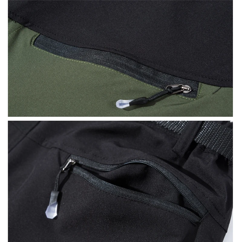 TRVLWEGO Men's Elastic Waist Pants Camping Hiking Man Summer Outdoor Sport Trekking Cycling Travel Quick Dry Trousers hiking pants