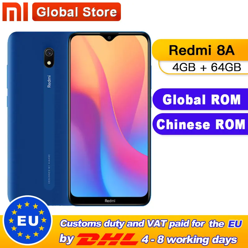 Смартфон Xiaomi Redmi 8A 4 + 64 ГБ | Мобильные телефоны и аксессуары