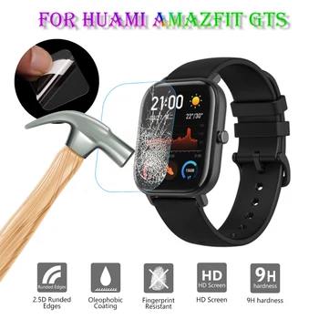 

New 1PC Smartwatch Tempered Glass Protective Film Guard For Huami Amazfit GTS Smart Watch Toughened Display Screen Protector