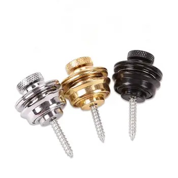 

2pcs/pack Guitar Strap Lock Guitar Belts Non-slip Buckle Button for Acoustic Electric Bass Guitar Strap Parts Accessories