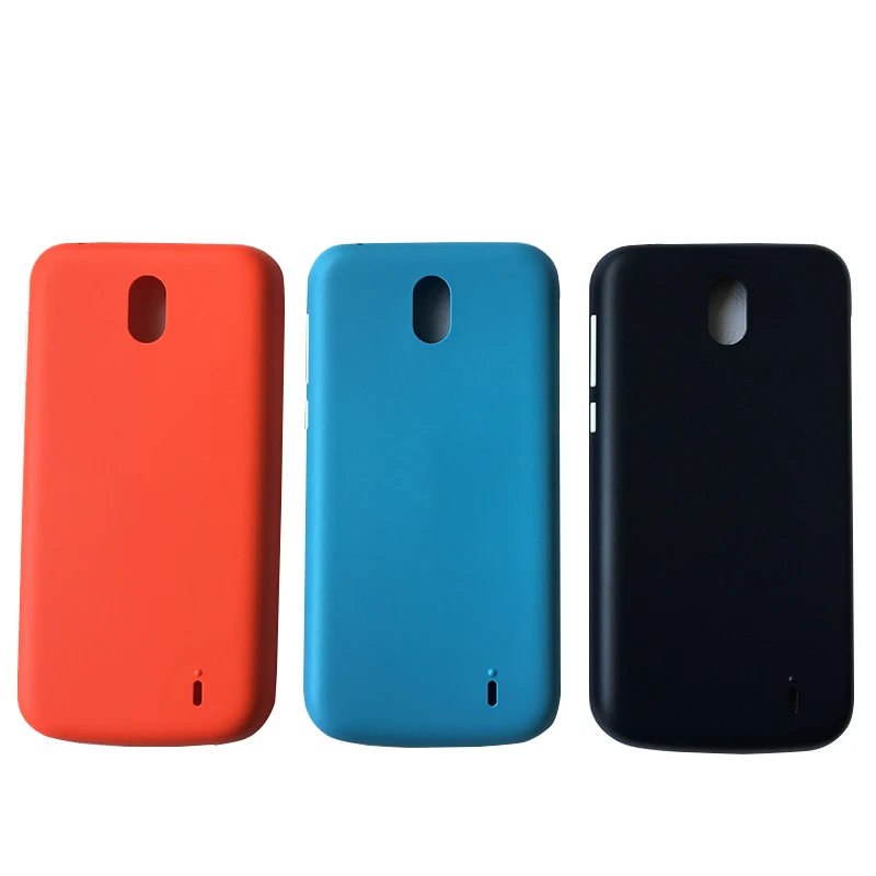 

ZUCZUG New Plastic For Nokia 1 Rear Housing Battery Cover Case Back Housing With Side Keys+Logo