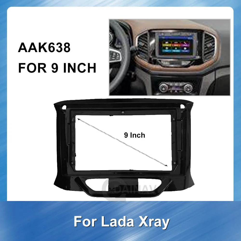 9 дюймов 2din автомобильный радиоприемник для LADA X-Ray 2015-2019 стерео Панель крепление