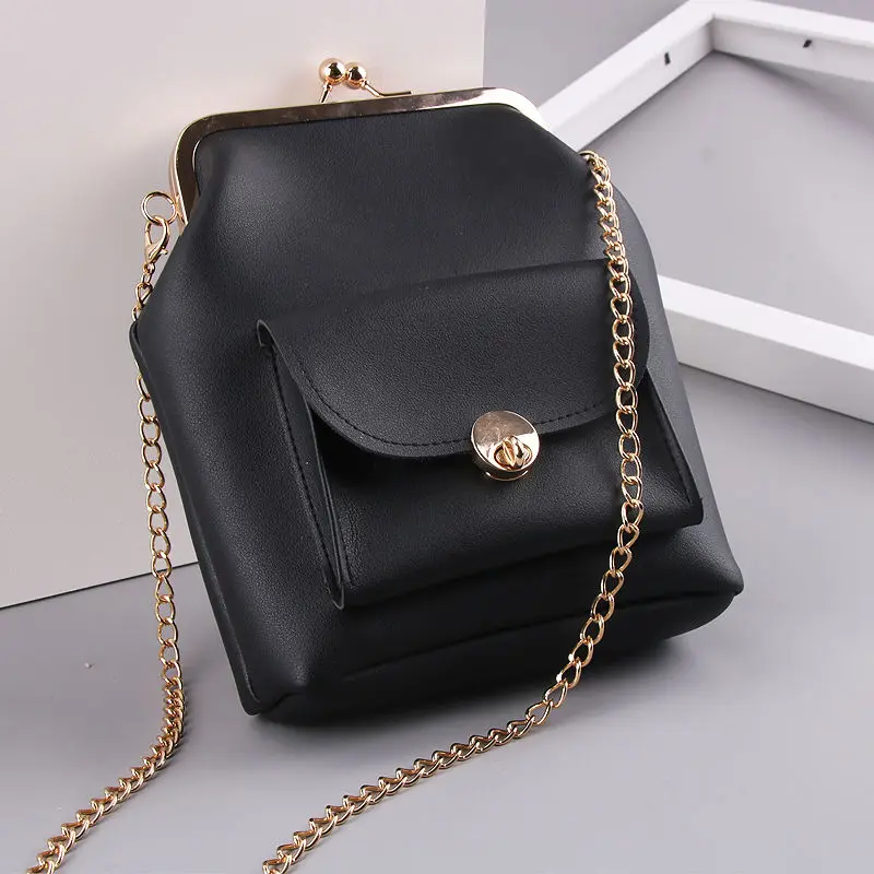 women's handbags pu leather kiss lock shell bags (4)
