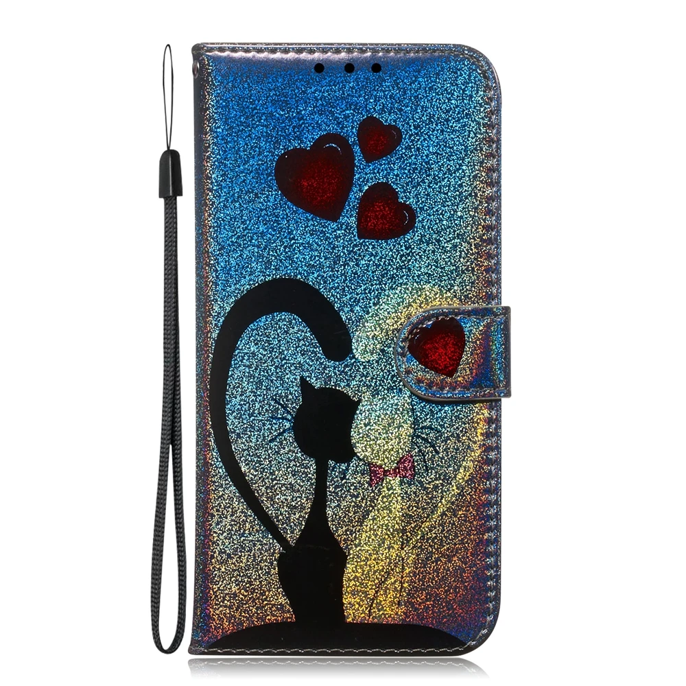 3 Кожаный чехол-кошелек для Xiaomi Redmi Note 8 Pro, чехол с милой пандой и кошкой, Магнитный флип-чехол для телефона Etui Xiaomi Redmi Note 8, чехол - Цвет: 3