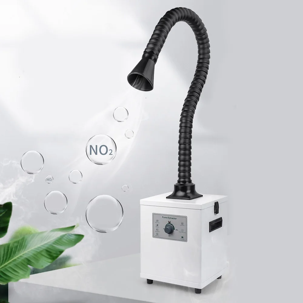 Newest Fume Extractor Soldering Smoke Purifier Absorber Dust Smoking Instrument Purifier Purification Air Dust Cleaner Room