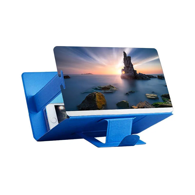 

1PC 3D Phone Screen Magnifier Stereoscopic Amplification Desktop Folding Stand Mobile Holder Tablet Holder