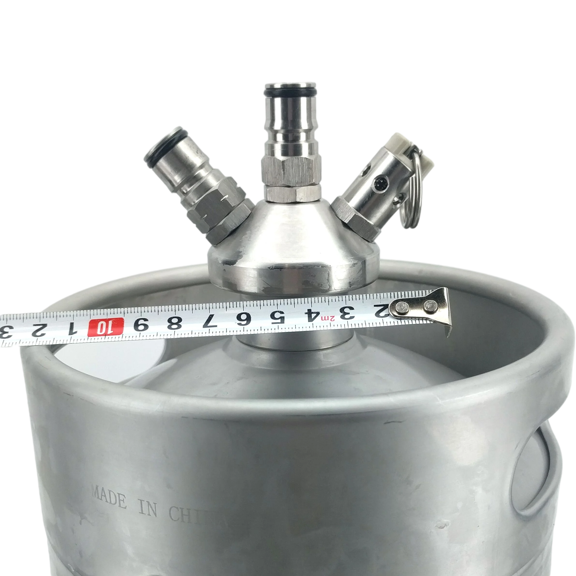 KegLand Mini Keg Ball Lock Tapping Head Silicone Dip Tube