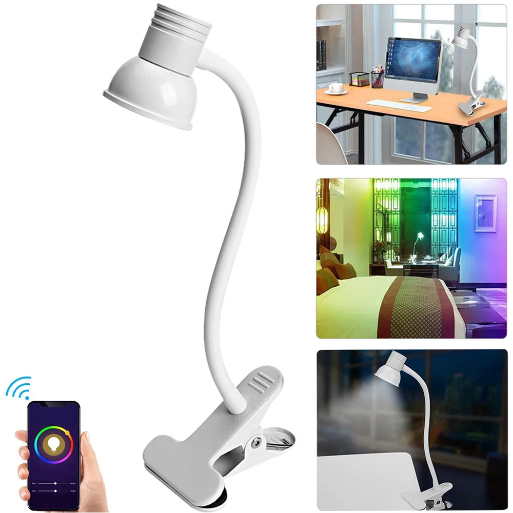 WiFi Smart Desk Lamp Remote Control Reading Clip Night Light for Home