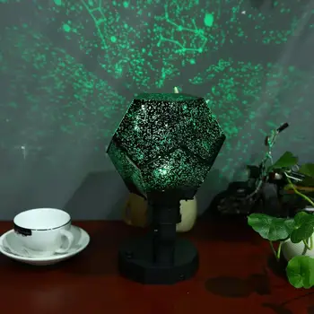 

Super-light Rotatable Star Projecting Lamp Light Fifth Generation Romantic Science Three Colors LED Lights With EU Plug