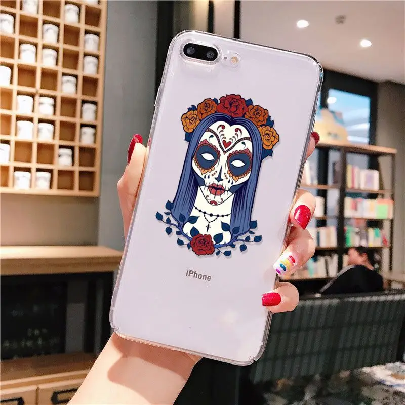 Mexican Skull Girl tattooed Art 