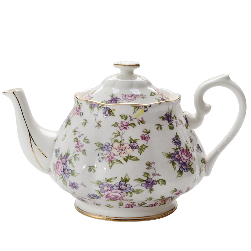 Новый кофейник в британском стиле из костяного фарфора набор для