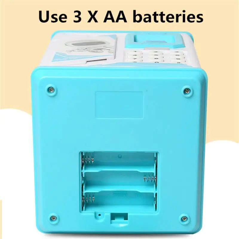 Mini ATM Electronic Coin Bank,Smart Electronic Piggy Bank, Safe with Password Mini ATM Bank,Mini Coin Bank Box f