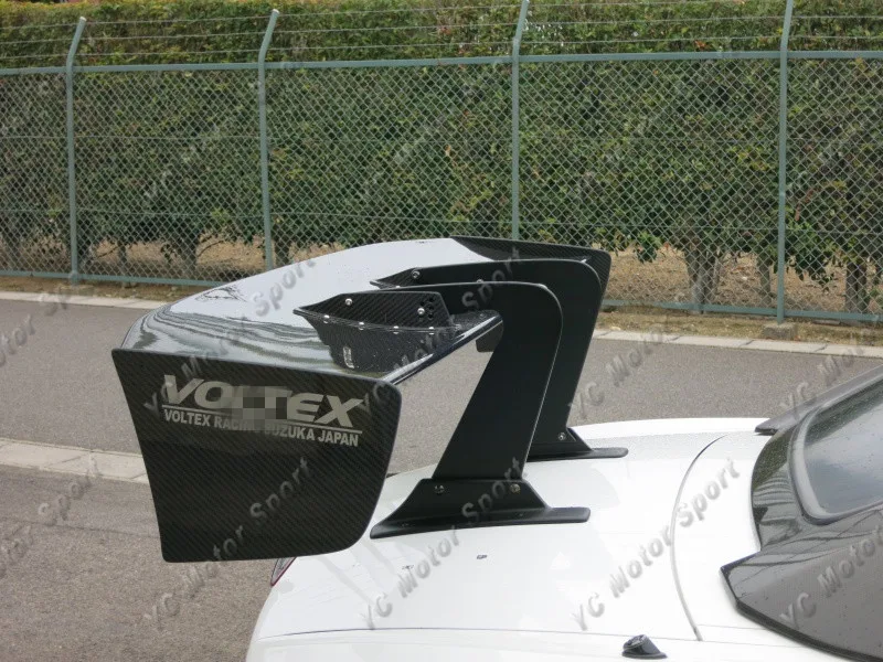 Universal Voltex Type 7 SWAN NECK Rear GT Wing Spoiler FRP  (43)