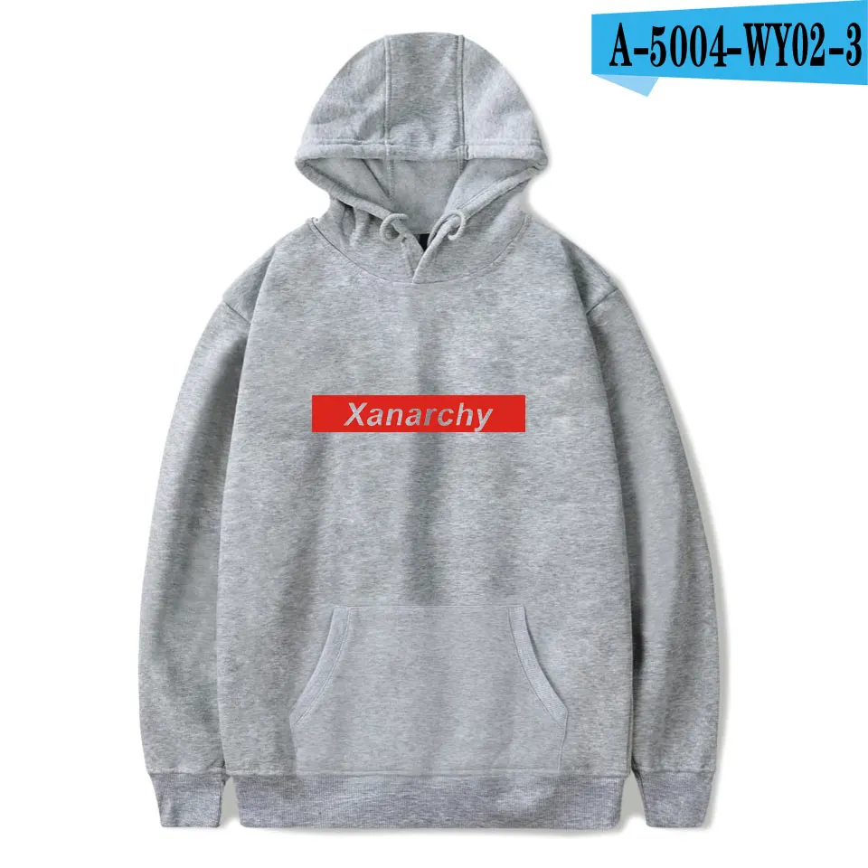 gray Lil Xan Xanarchy, толстовки, мужские, женские, толстовки, Осенние, Harajuku, толстовки, уличная мода, свитшоты, индивидуальность, хип-хоп, толстовки для мальчиков - Цвет: gray