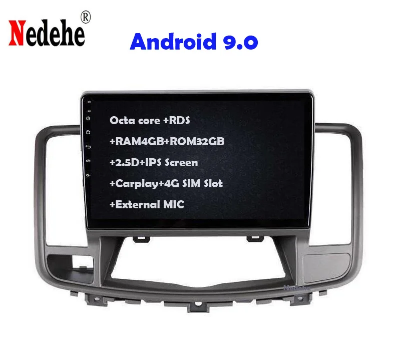 Бесплатная доставка Восьмиядерный Android 9 0 автомобильный dvd-плеер для Nissan Teana J32