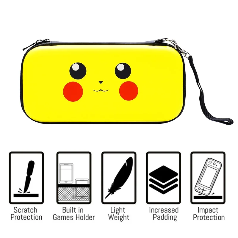 Защитный чехол для хранения rend Switch Lite EVA, сумка для переноски пикачуса, сумка для путешествий, аксессуары для консоли rendydoswitch Lite