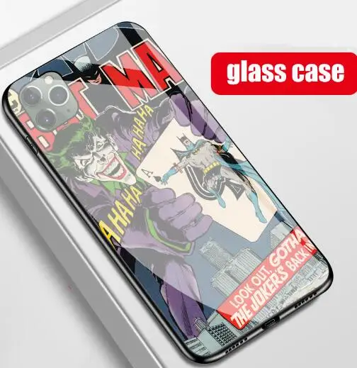 05 Joker Joaquin Phoenix чехол из закаленного стекла для телефона для iphone X XR XS MAX 11 pro 6 6S 7 8 plus samsung s8 s9 s10 plus note 8 9joker - Цвет: 05