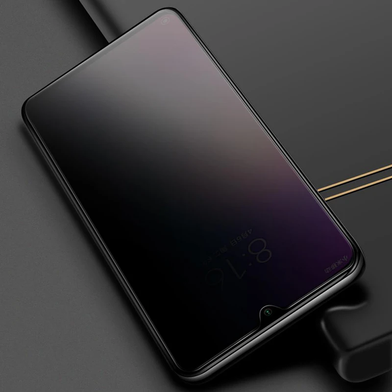 Anti Glare Privacy Tempered Glass For Xiaomi Redmi Note 8 Pro Anti Spy Screen Protector For Redmi Note8 Pro Protective Film