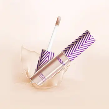 

QIBEST Concealer Waterproof Makeup Hole Acne Full Coverage Liquid Concealer Beauty Cosmetics Face Makeup Foundation