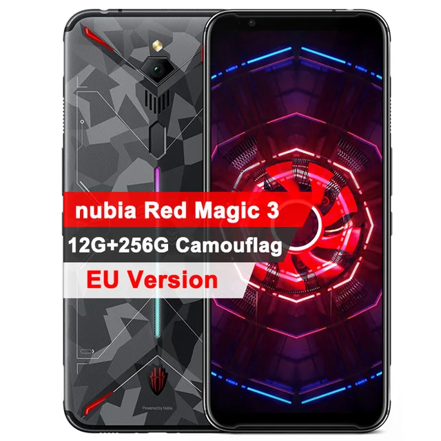 Глобальная версия, Смартфон zte nubia Red Magic 3, 6,65 дюймов, Snapdragon 855, фронтальная, 48 МП, 8 ГБ, 128 ГБ, 5000 мАч, игровой мобильный телефон - Цвет: 12G 256G Camouflag