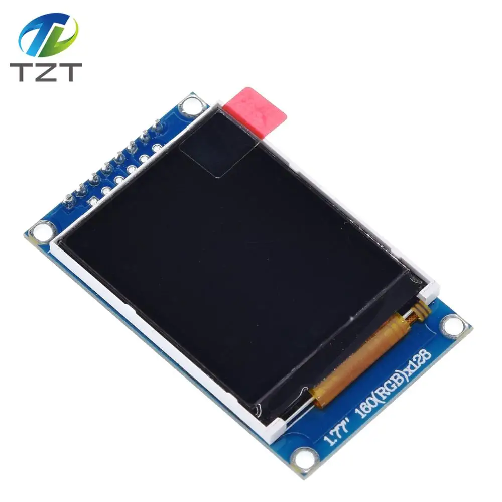 1,77 дюймовый TFT lcd экран 128*160 1,77 TFTSPI TFT цветной экран модуль последовательного порта