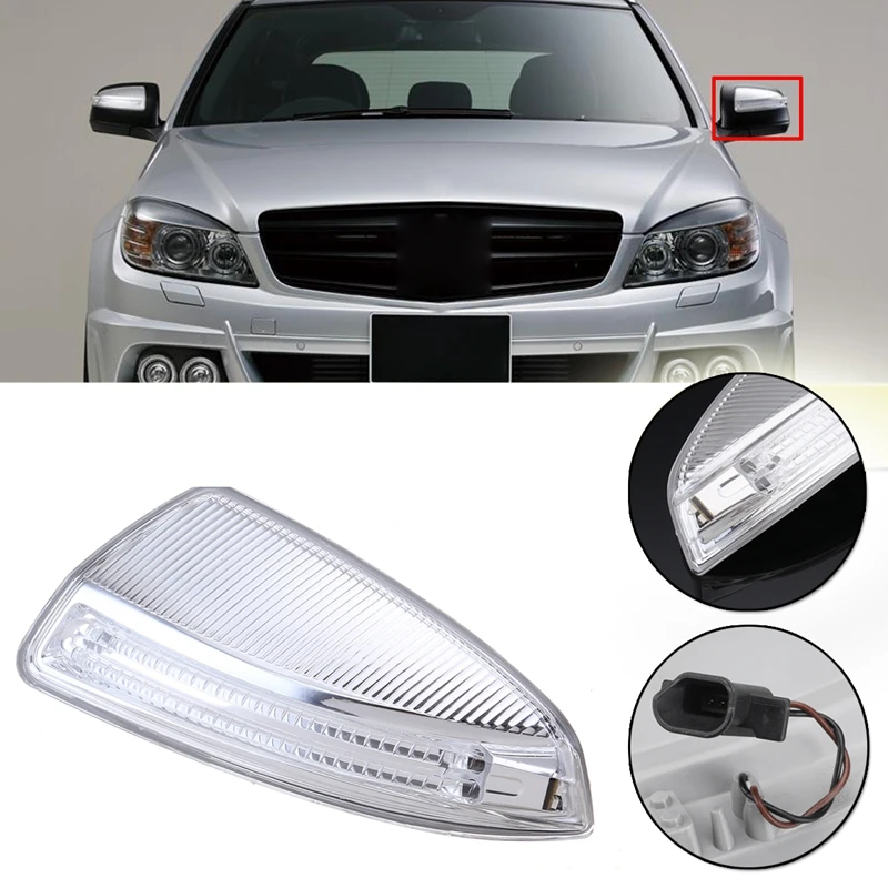

Car Left/Right Door Rearview Mirror Turn Signal Light Lamps For Mercedes For Benz ML Class W164 ML300 ML500 ML550 C-Class W204