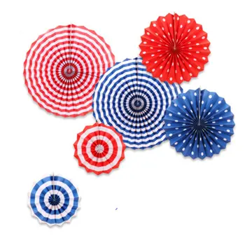 

6Pcs/Set Folding Garlands Colorful Festival Party Birthday Wedding Crafts Decorative Paper Garlands Wave Point Series