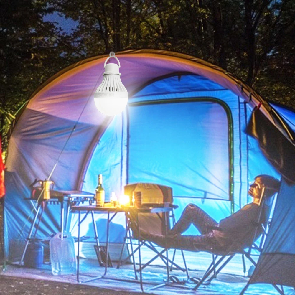 Tanie USB Camping żarówka Mini latarka LED przenośna nocna lampa namiotowa sklep