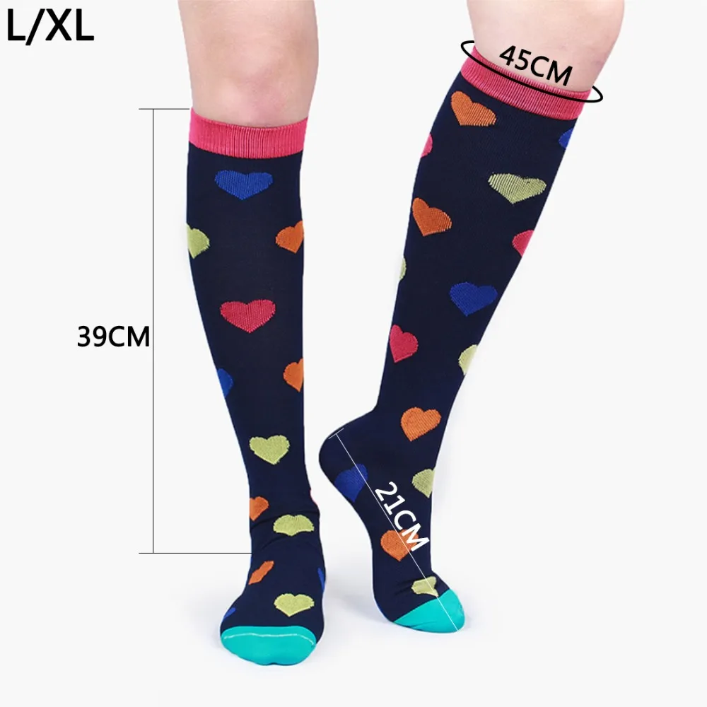 Compression Stockings Sport Compression Socks 3/6/7/8 Pairs Per Set Soccer Sports Wear Female Male Men Women Gift Persent