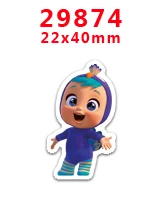PR29874 30 шт мультяшный персонаж плоское украшение из смолы PR 29857 - Цвет: PR29874
