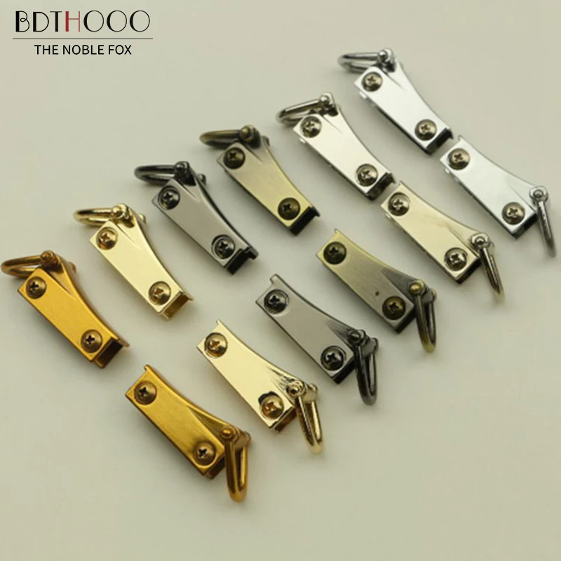 

10pair Metal Bags Clip Left and right lifting ears Women Shoulder Bag Side D Buckle DIY Parts