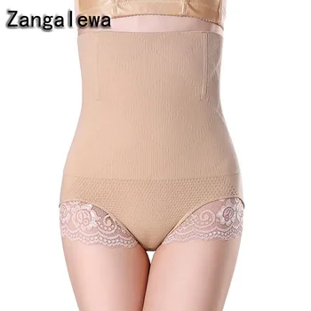 

Zangalewa 2019 women lace shorts shaper multi-colored butt lifter high waist tummy slimming shapewear body shape underwear