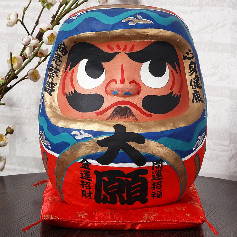 

Ceramic Fortune Bodhidharma Home Decoration Porcelain Ornaments Cute Lucky Bodhidharma Money Box Fengshui Crafts